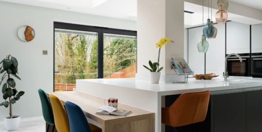 drinks cabinet in kitchen